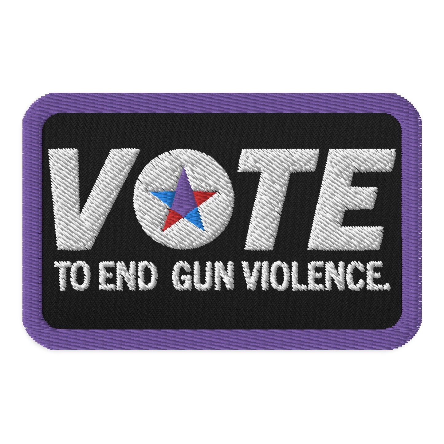 Vote to End Gun Violence Iron on Patch