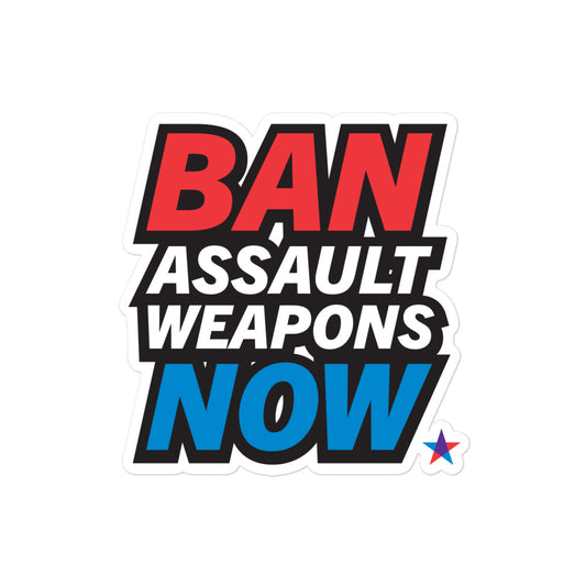 Ban Assault Weapons Now Sticker