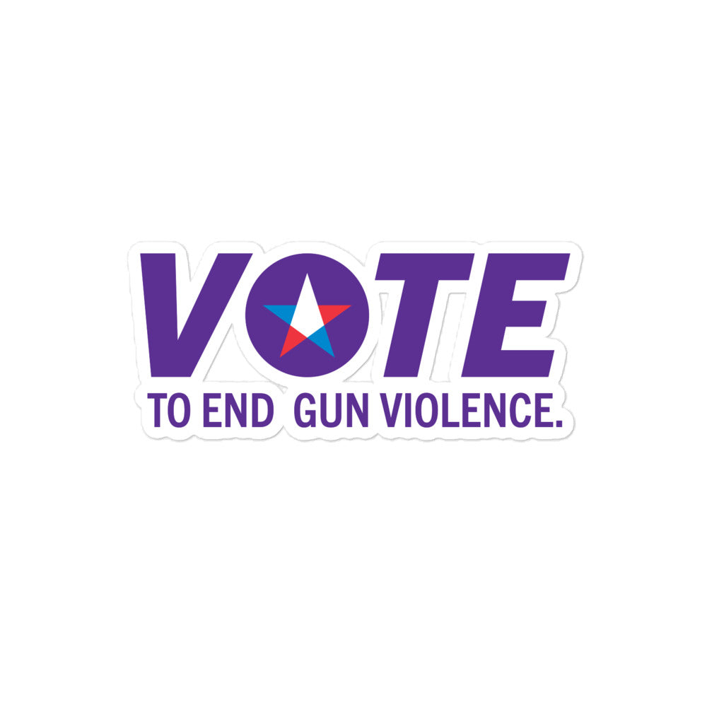 Vote to End Gun Violence Vinyl Sticker