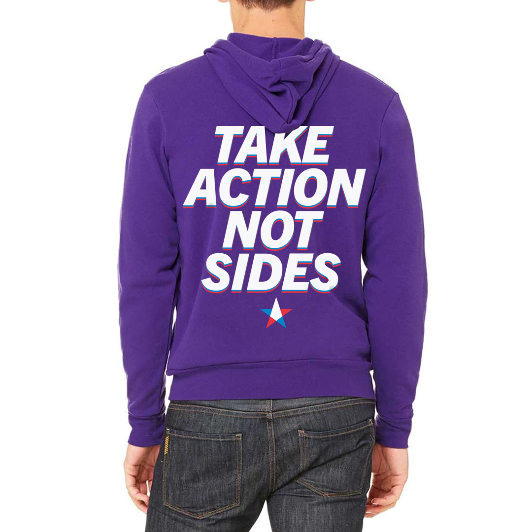 Brady Take Action Unisex Zip-up Hoodie