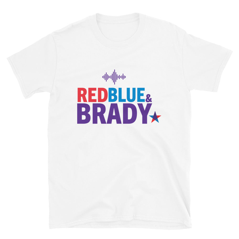 Red, Blue & Brady Unisex Tee