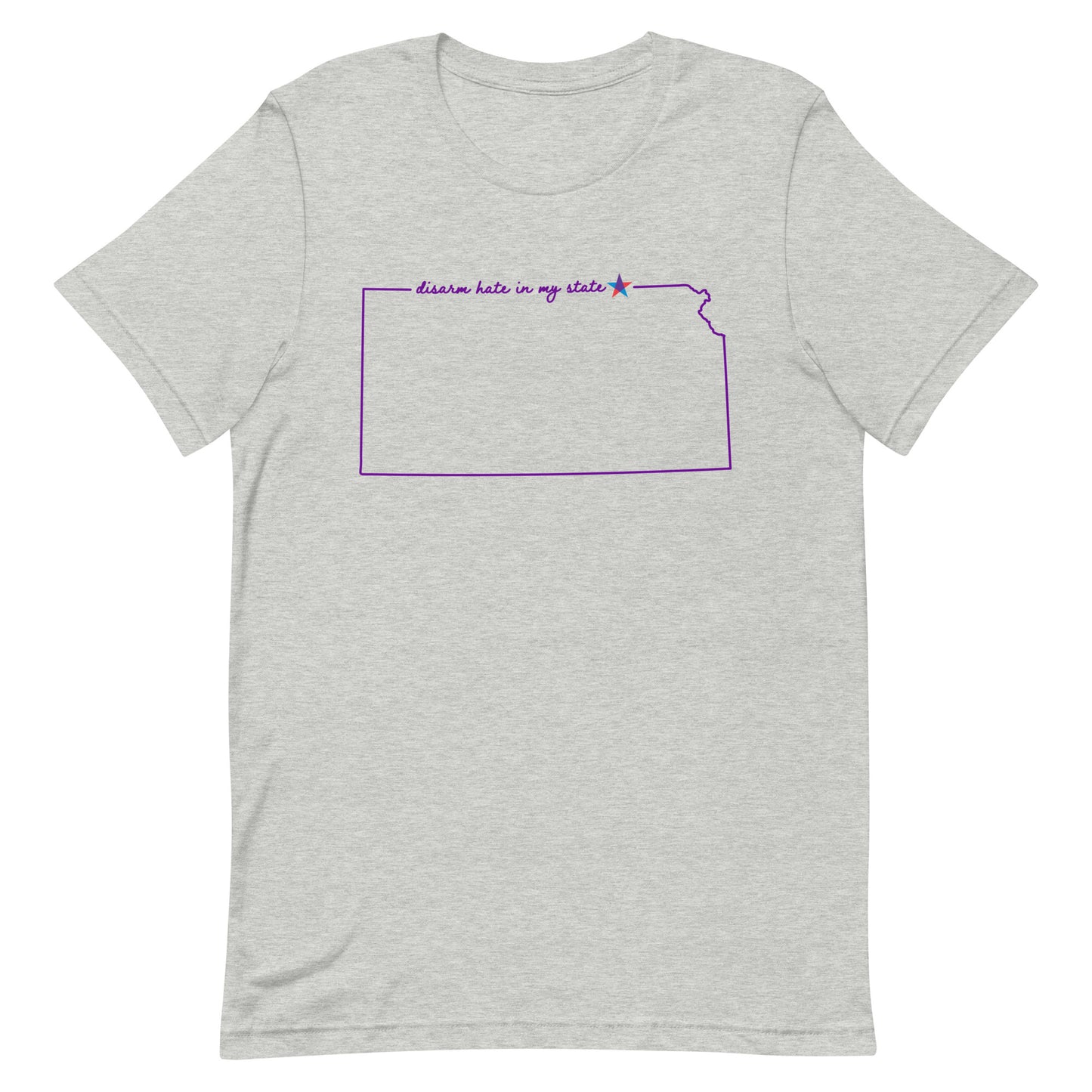 Disarm Hate in My State: Kansas Unisex Tee