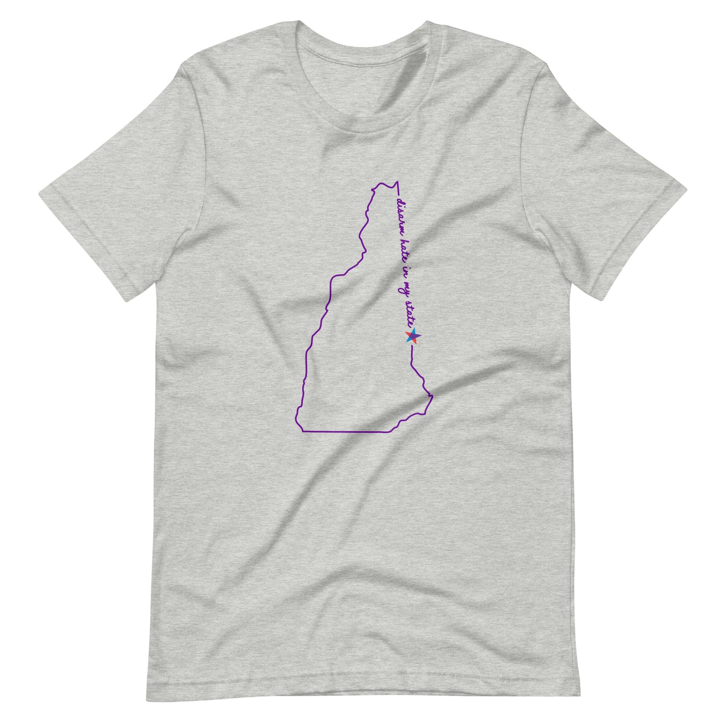 Disarm Hate in My State: New Hampshire Unisex Tee