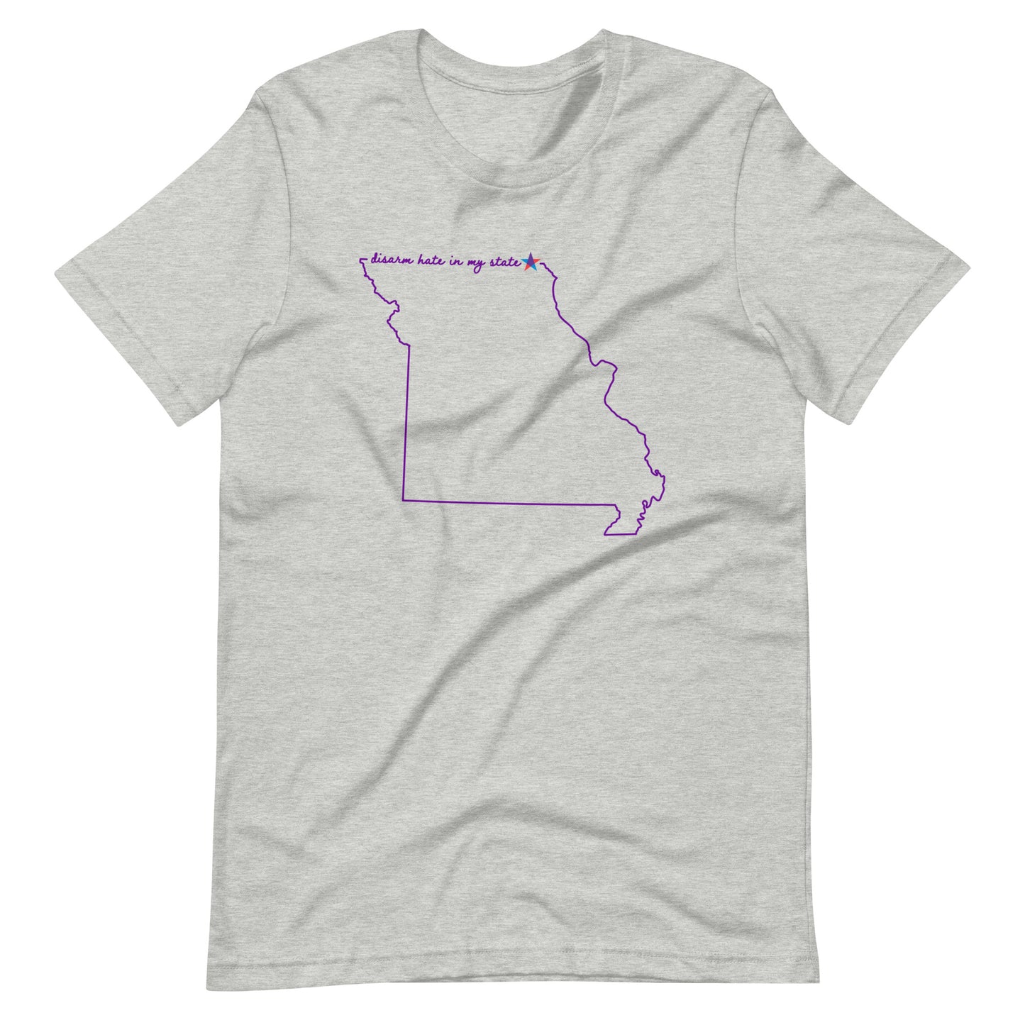 Disarm Hate in My State: Missouri Unisex Tee