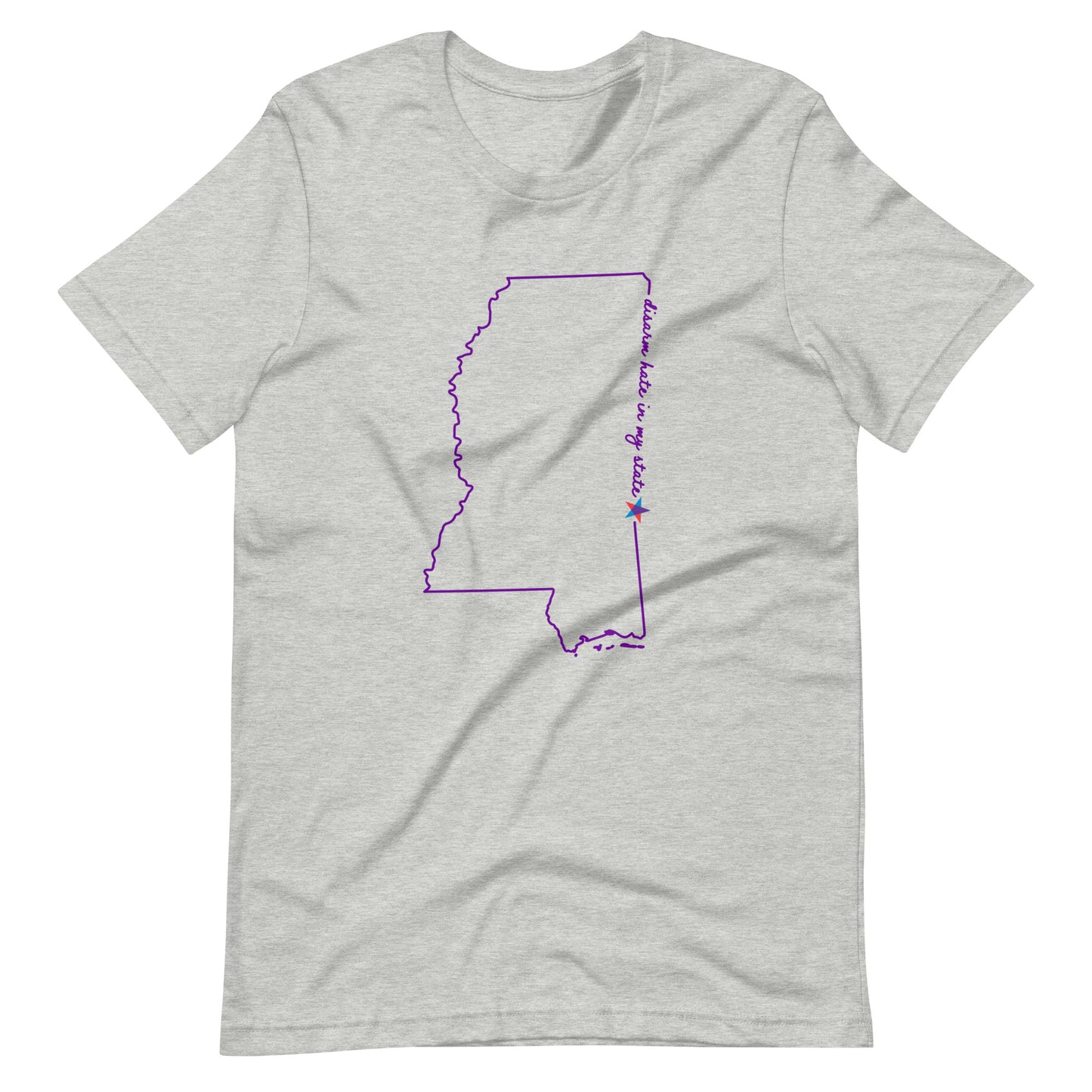 Disarm Hate in My State: Mississippi Unisex Tee