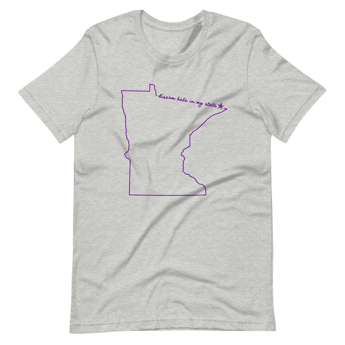 Disarm Hate in My State: Minnesota Unisex Tee
