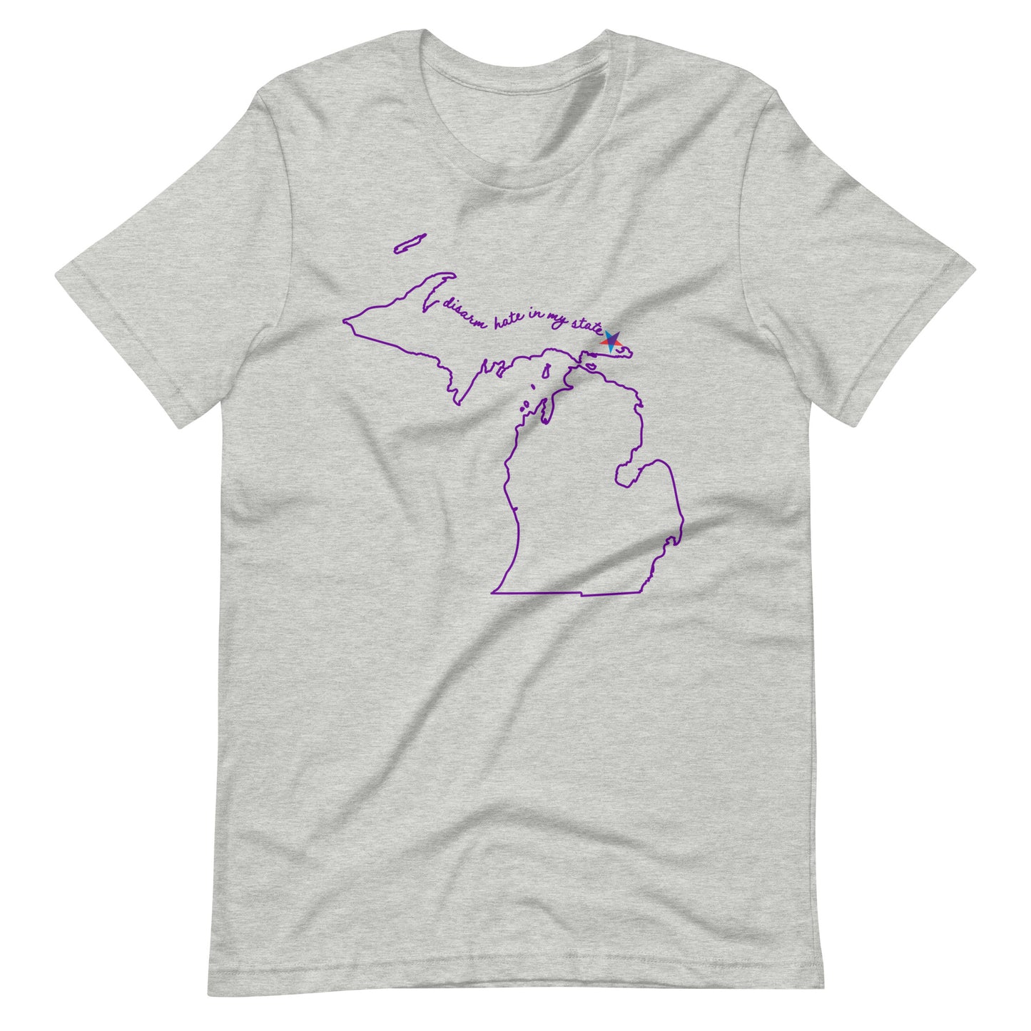 Disarm Hate in My State: Michigan Unisex Tee
