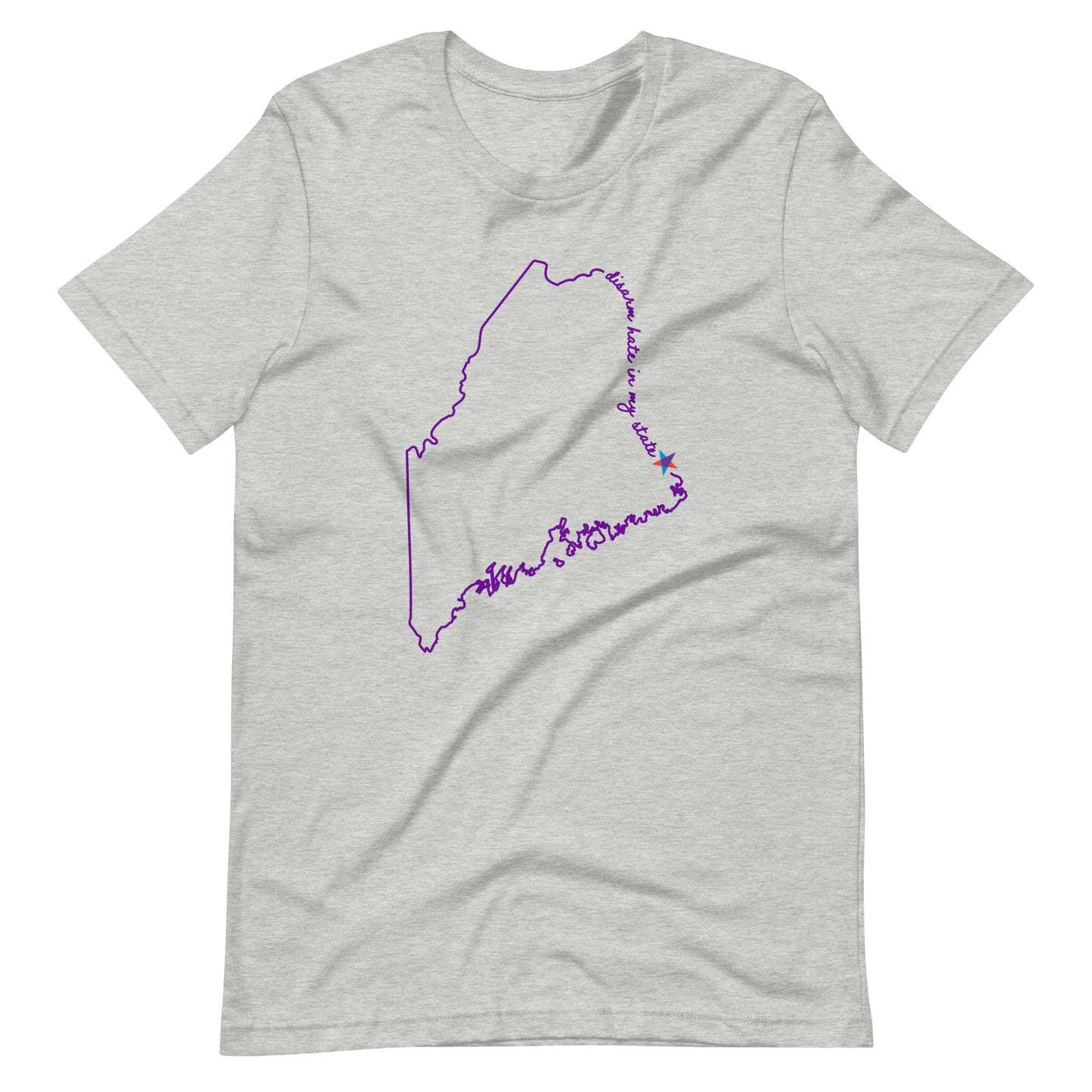 Disarm Hate in My State: Maine Unisex Tee