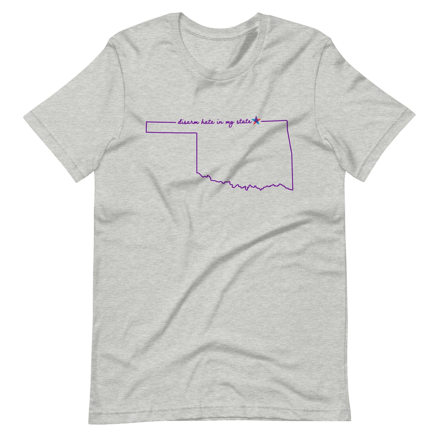 Disarm Hate in My State: Oklahoma Unisex Tee