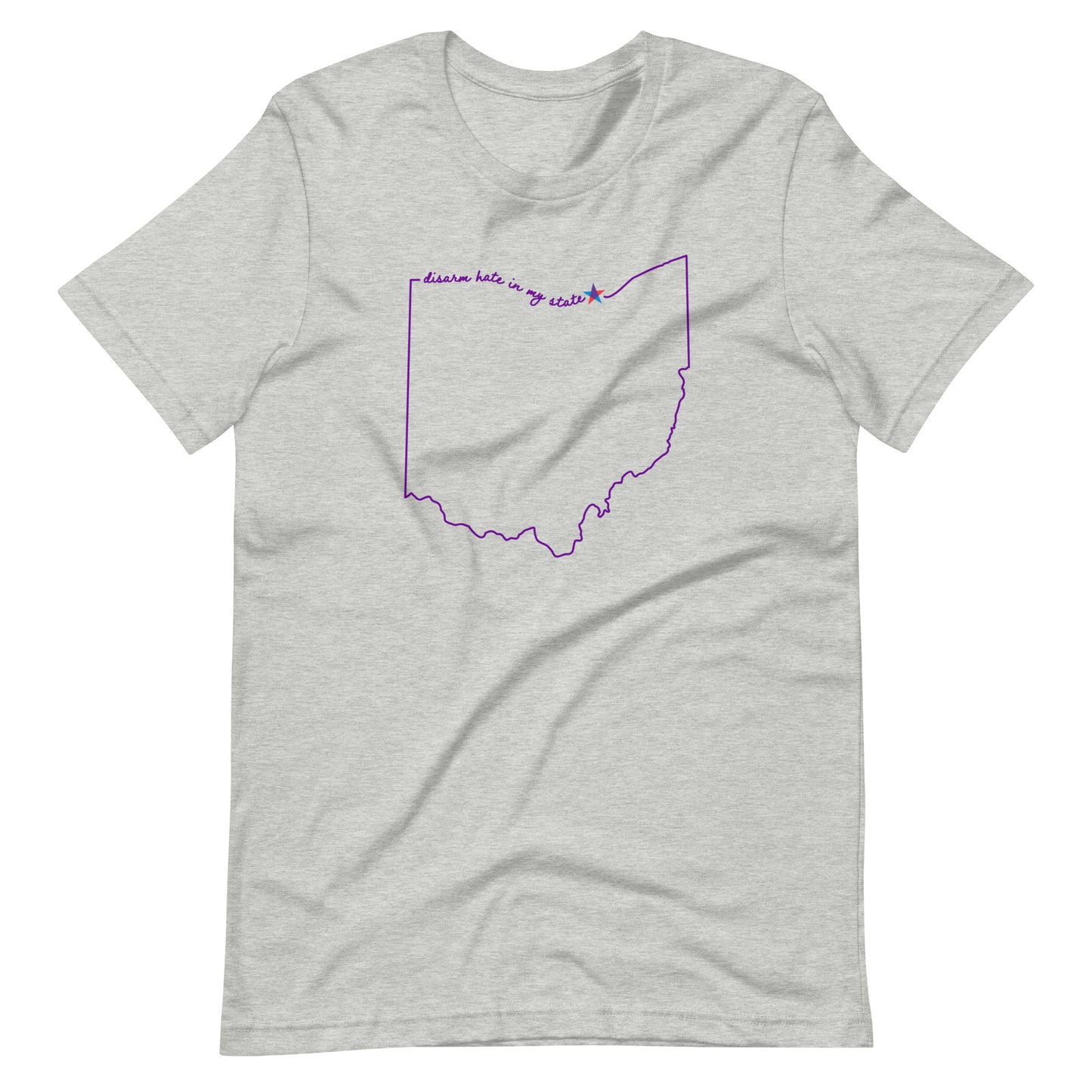 Disarm Hate in My State: Ohio Unisex Tee