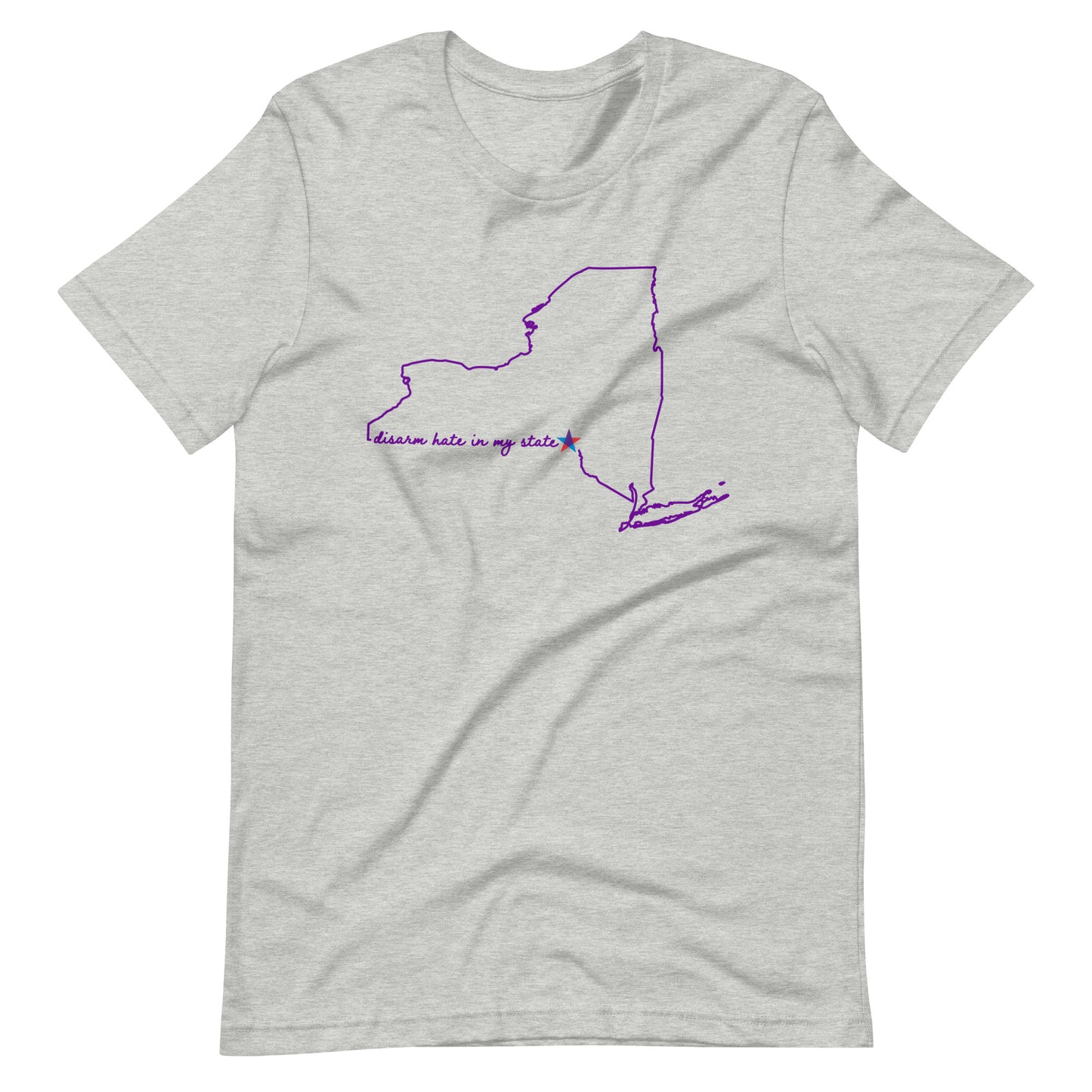 Disarm Hate in My State: New York Unisex Tee