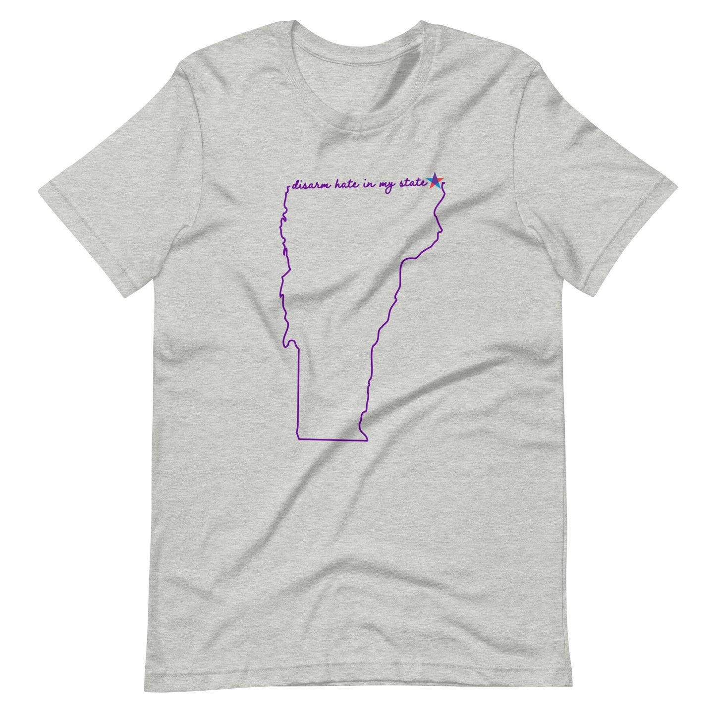 Disarm Hate in My State: Vermont Unisex Tee