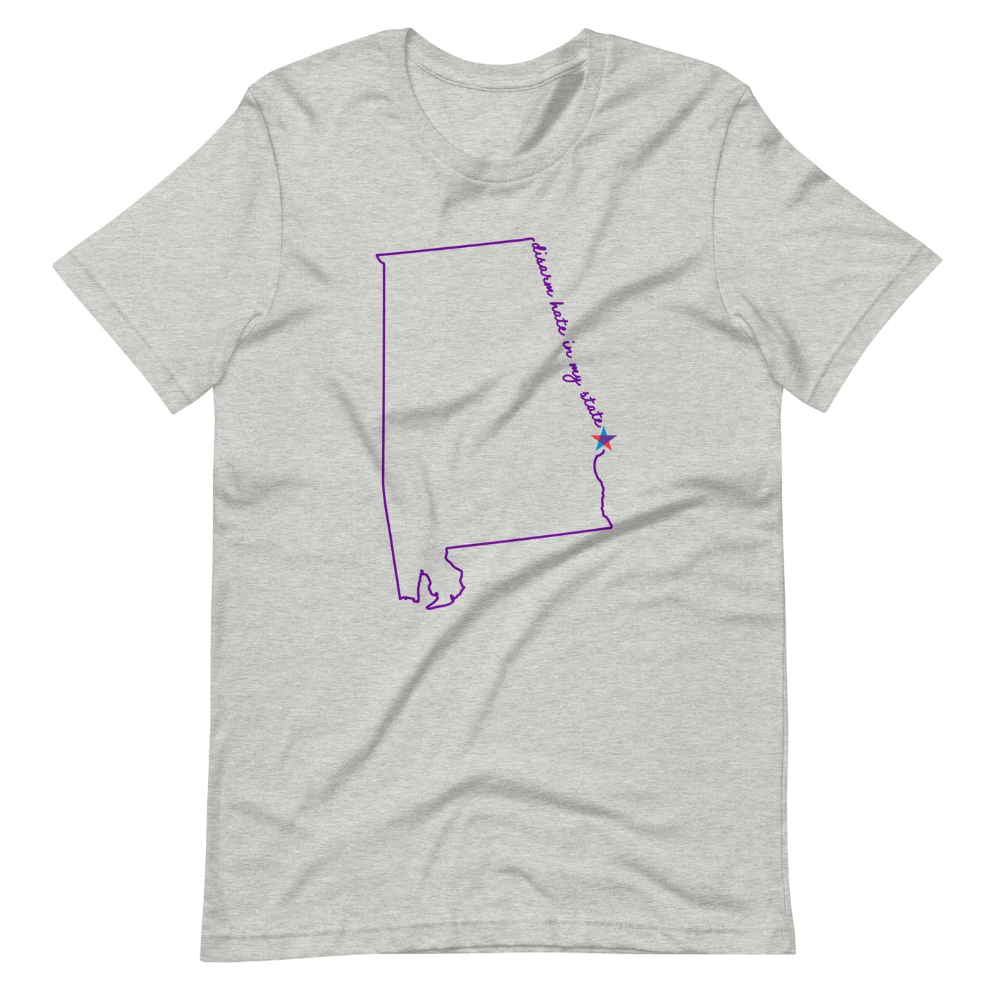 Disarm Hate in My State: Alabama Unisex Tee