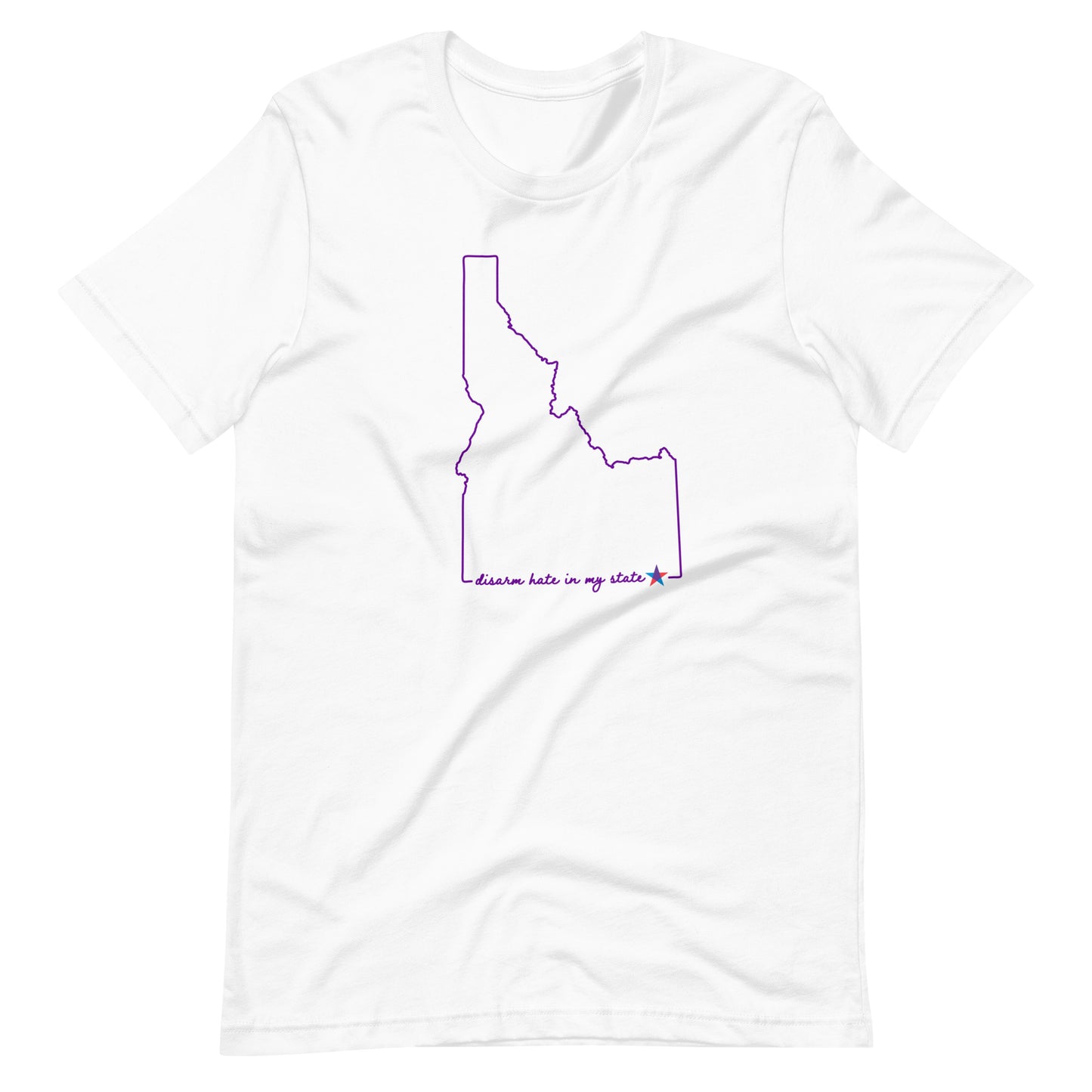 Disarm Hate in My State: Idaho Unisex Tee