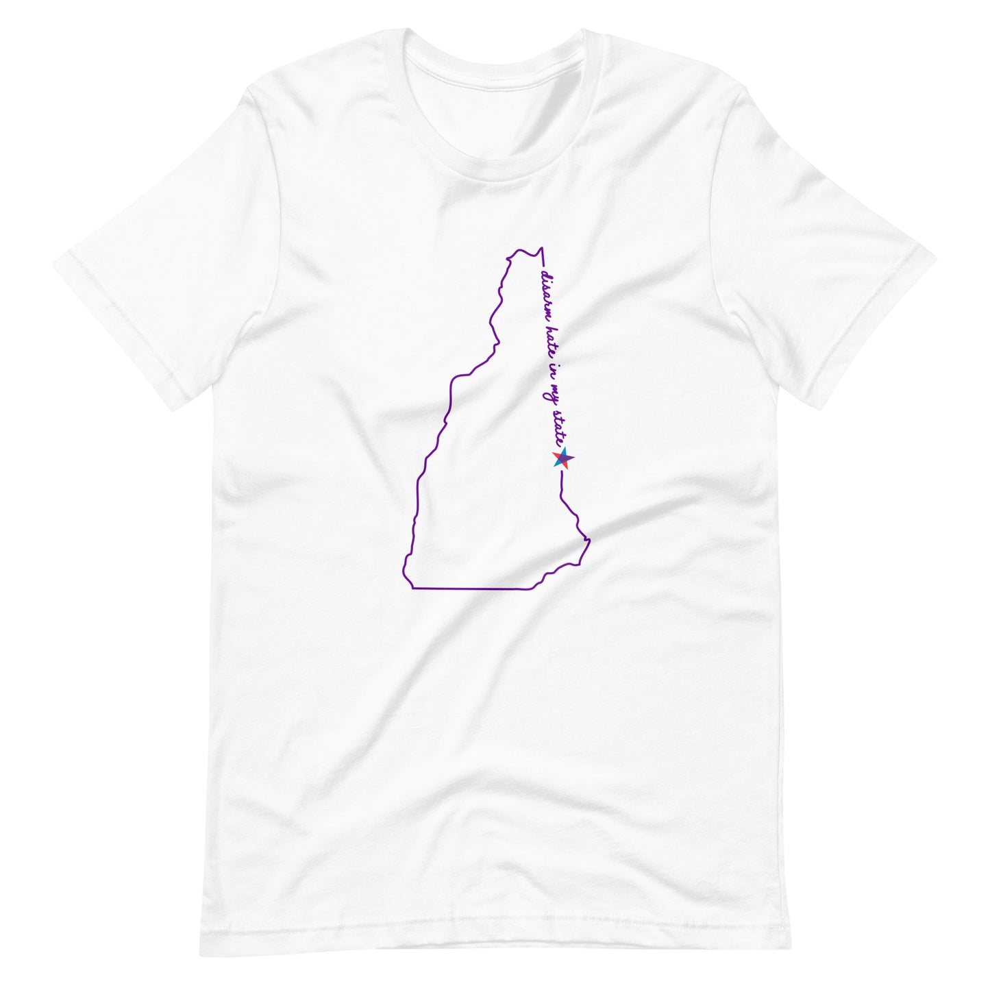 Disarm Hate in My State: New Hampshire Unisex Tee