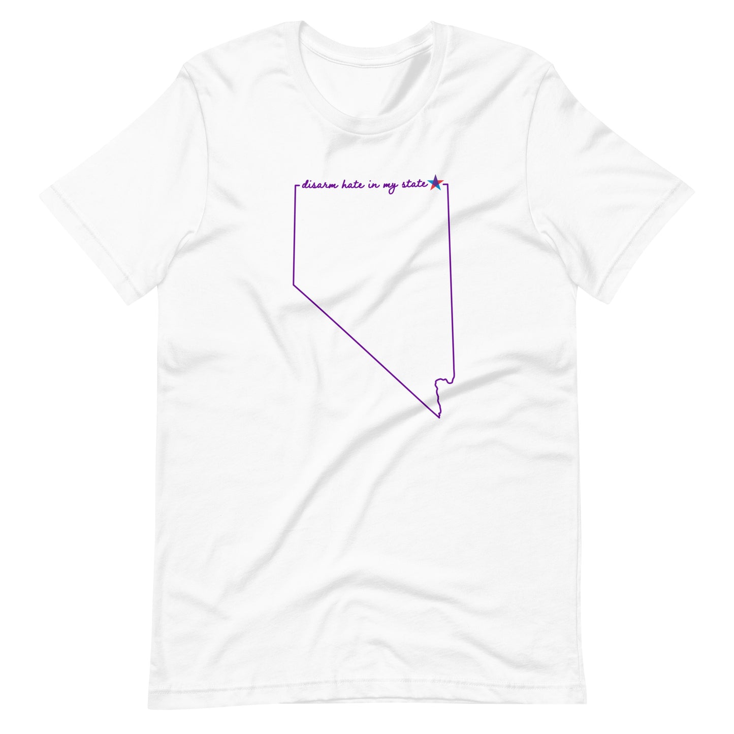 Disarm Hate in My State: Nevada Unisex Tee