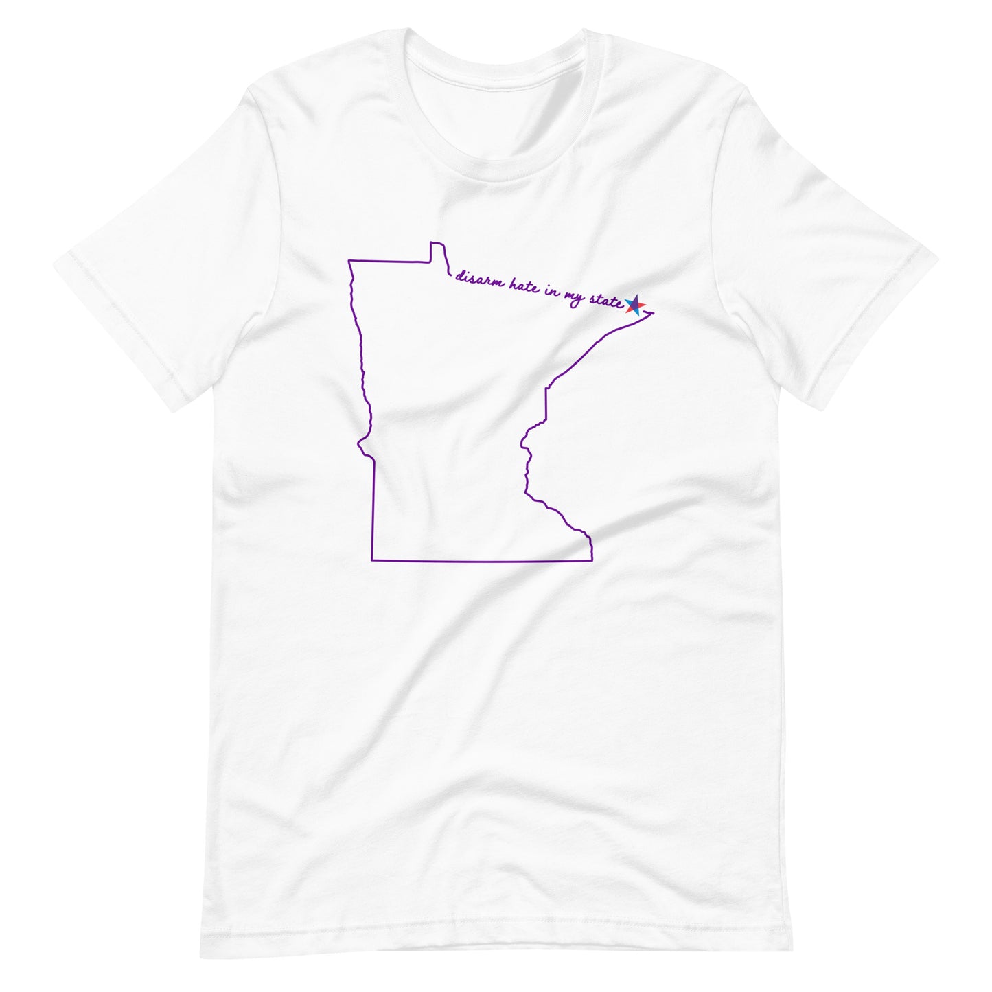 Disarm Hate in My State: Minnesota Unisex Tee