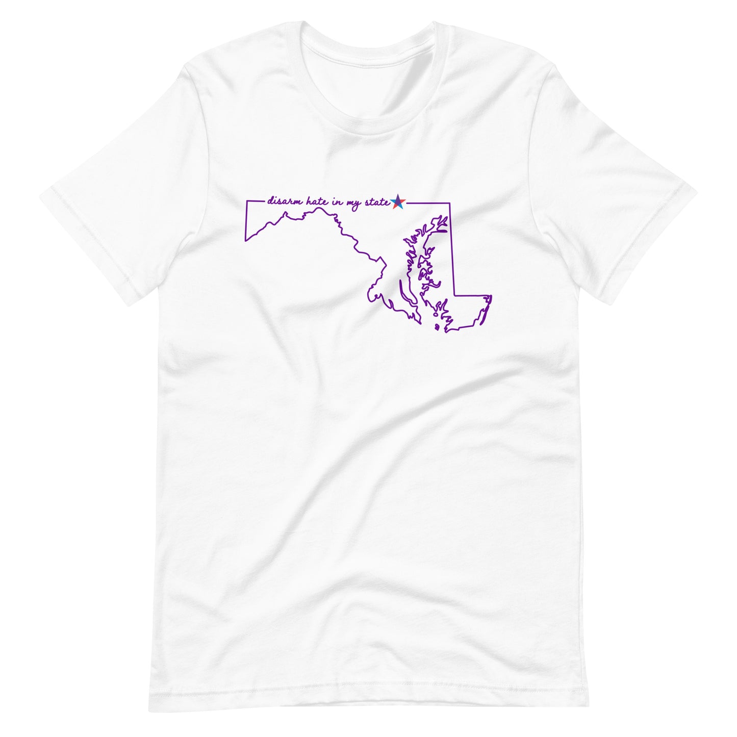Disarm Hate in My State: Maryland Unisex Tee