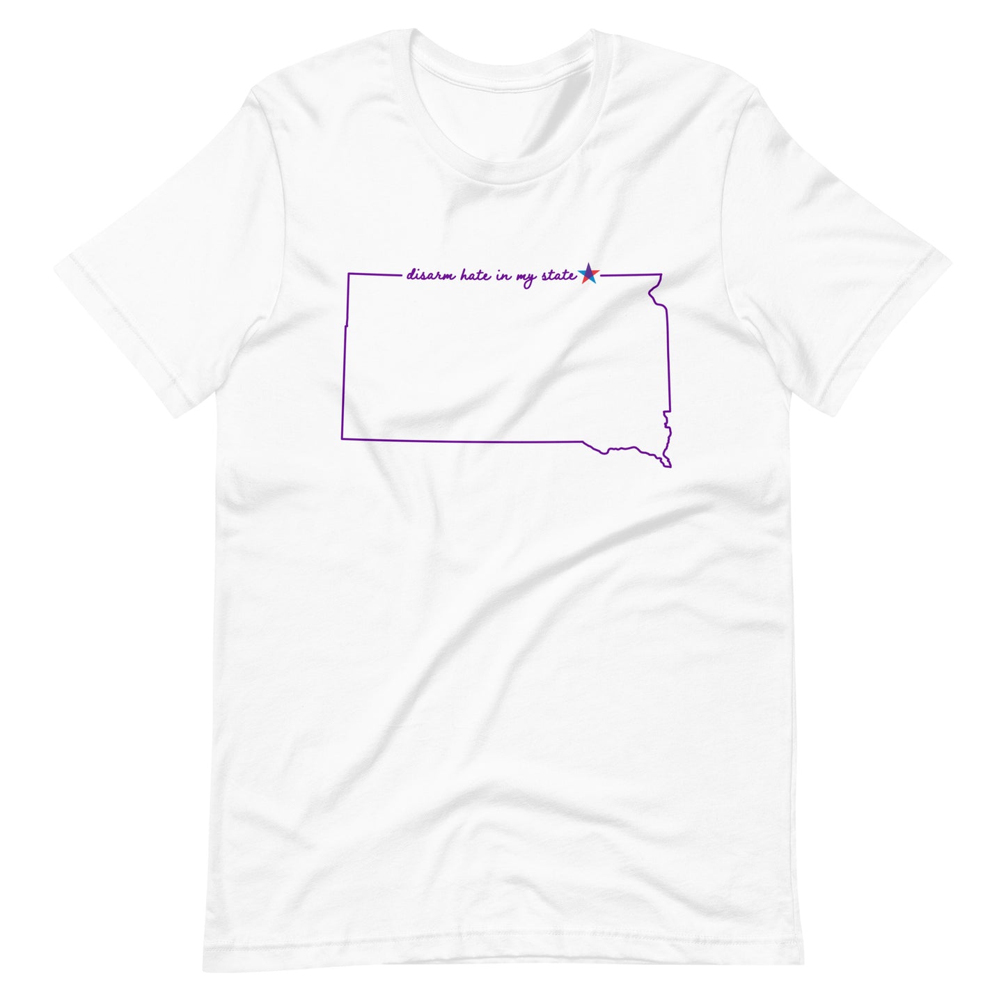 Disarm Hate in My State: South Dakota Unisex Tee
