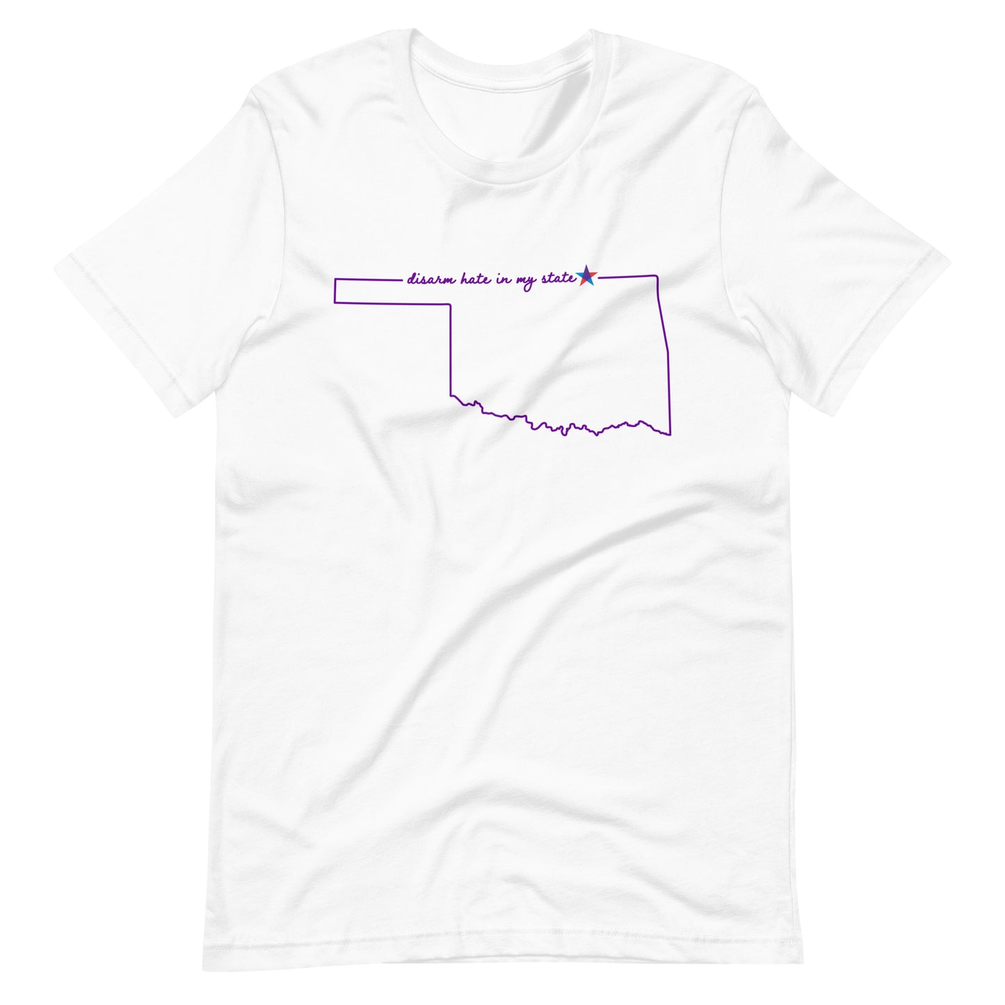 Disarm Hate in My State: Oklahoma Unisex Tee