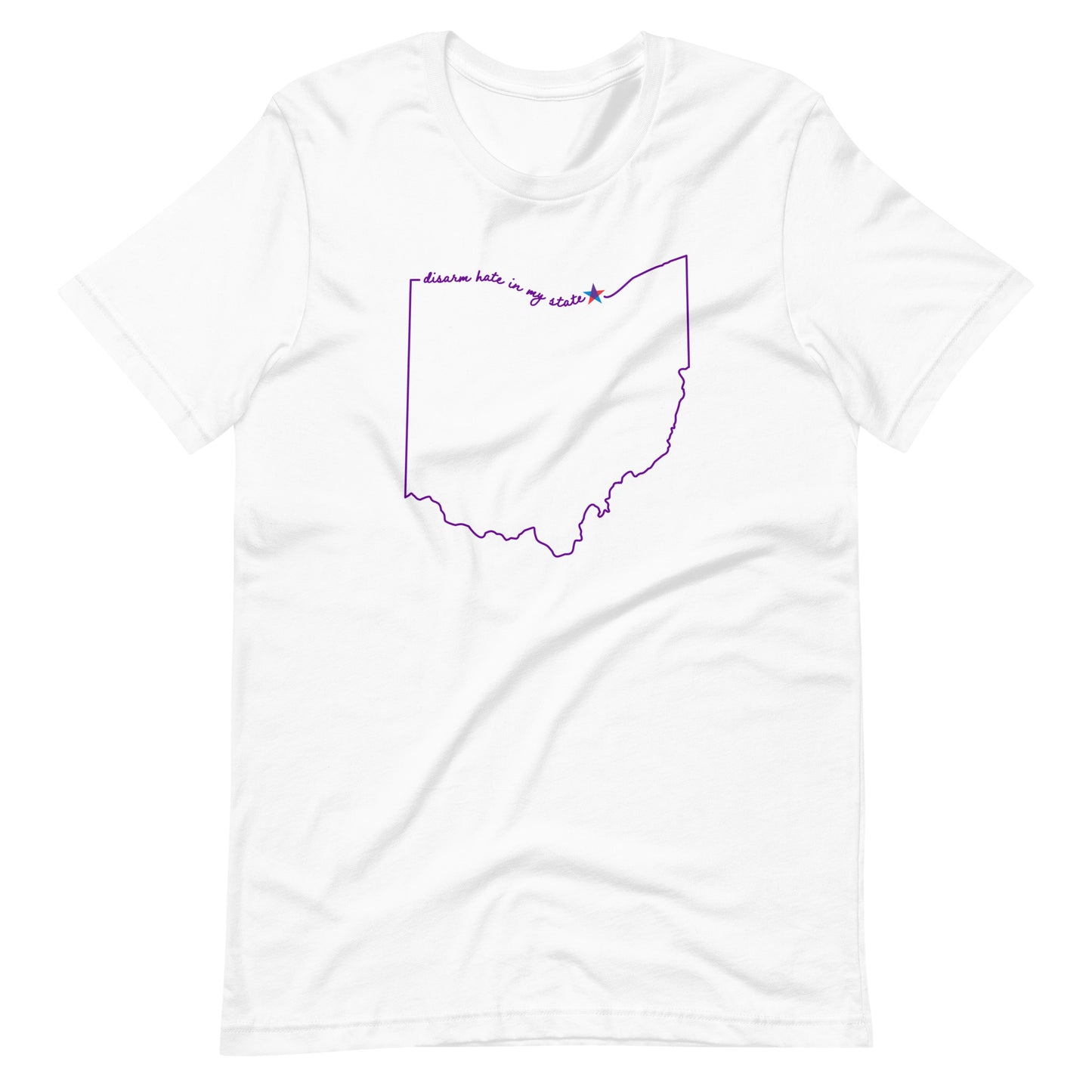 Disarm Hate in My State: Ohio Unisex Tee