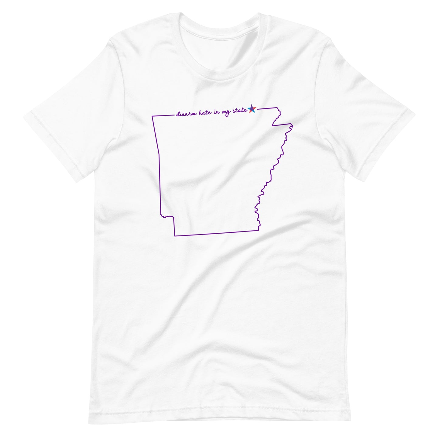 Disarm Hate in My State: Arkansas Unisex Tee