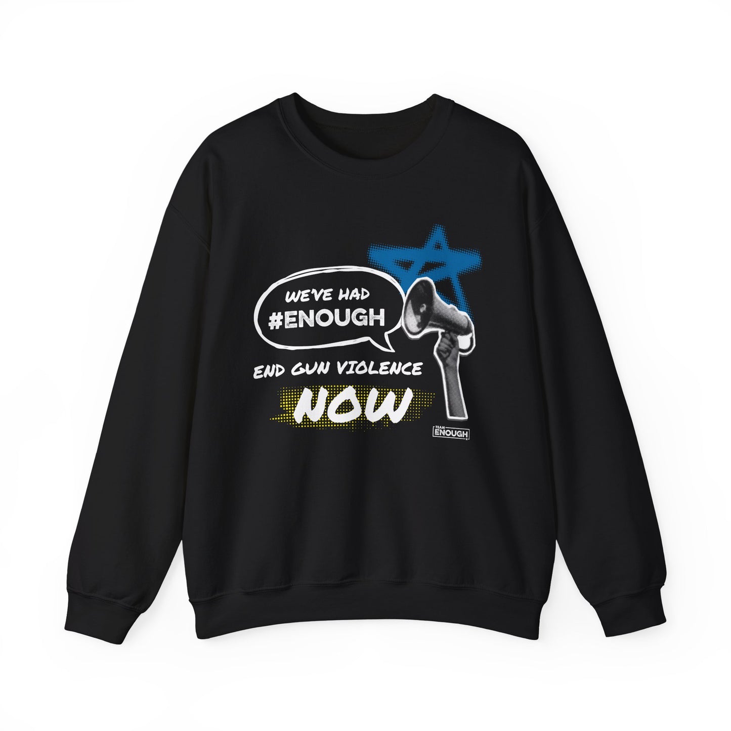 #ENOUGH Megaphone Crewneck Sweatshirt