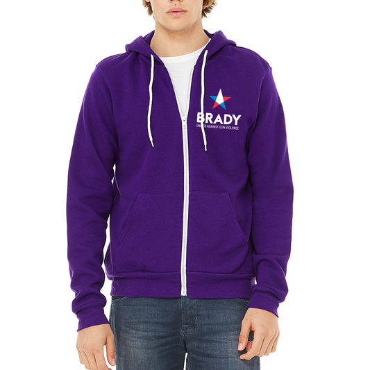 Brady Take Action Unisex Zip-up Hoodie