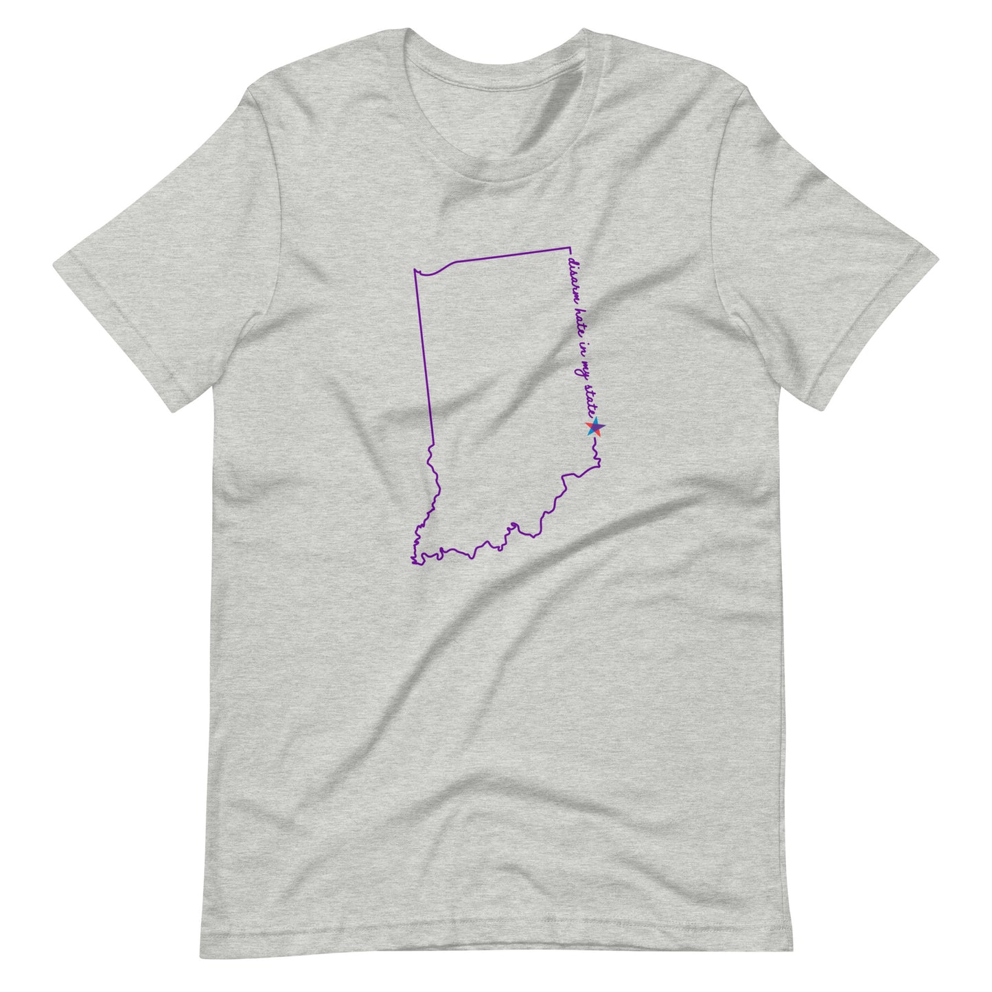 Disarm Hate in My State: Indiana Unisex Tee