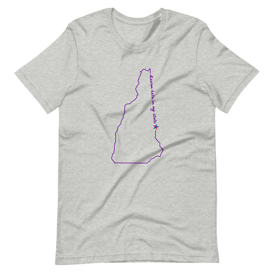 Disarm Hate in My State: New Hampshire Unisex Tee