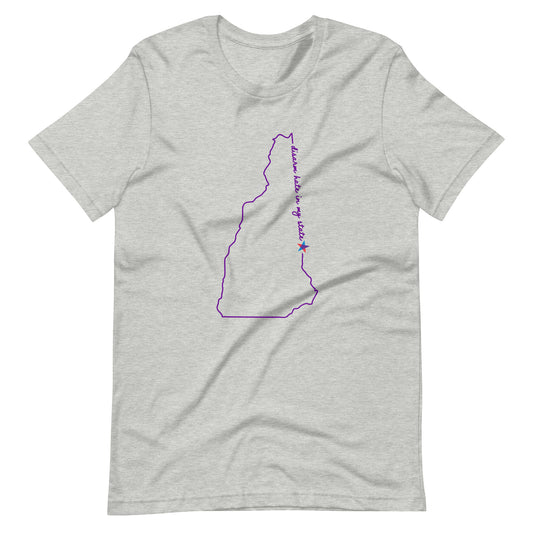 Disarm Hate in My State: New Hampshire Unisex Tee