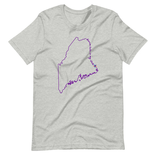Disarm Hate in My State: Maine Unisex Tee