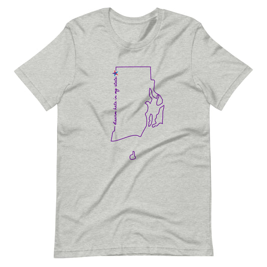 Disarm Hate in My State: Rhode Island Unisex Tee