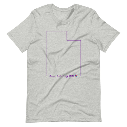 Disarm Hate in My State: Utah Unisex Tee