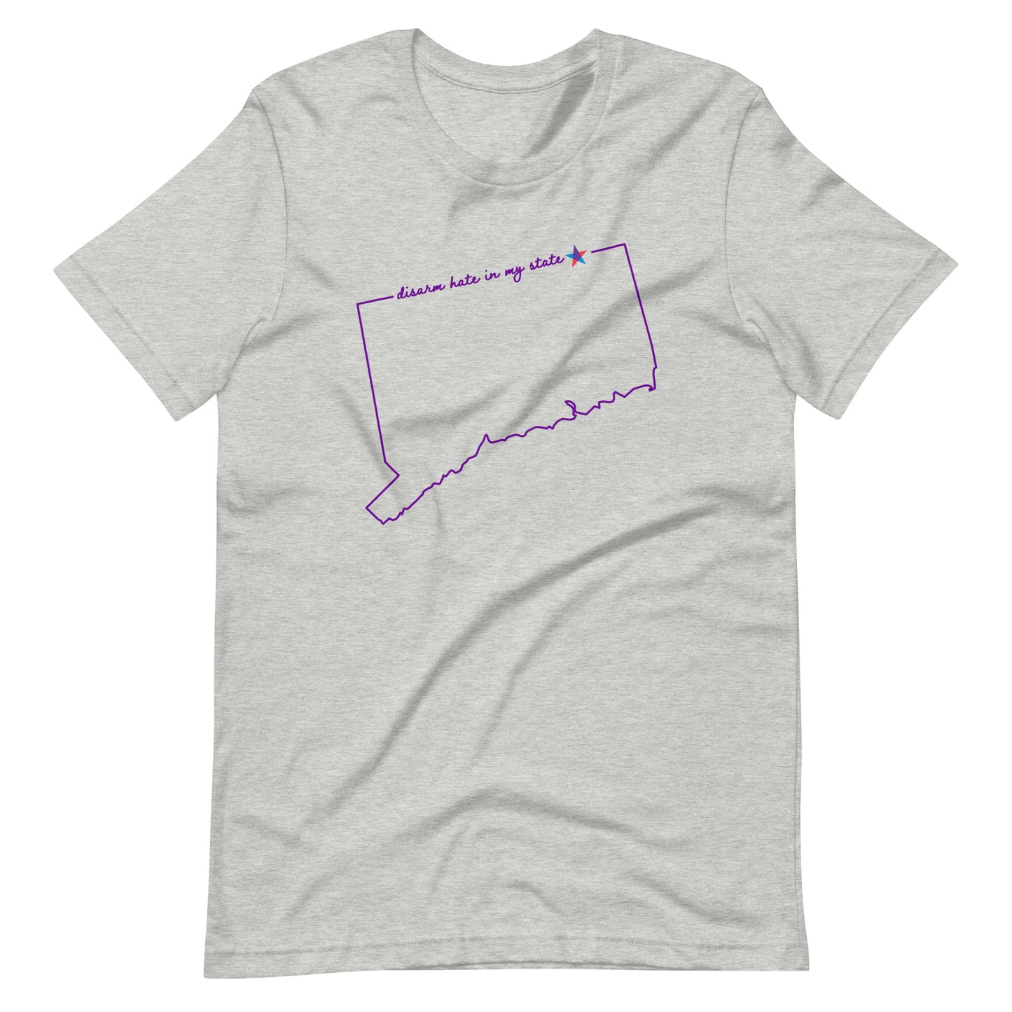 Disarm Hate in My State: Connecticut Unisex Tee