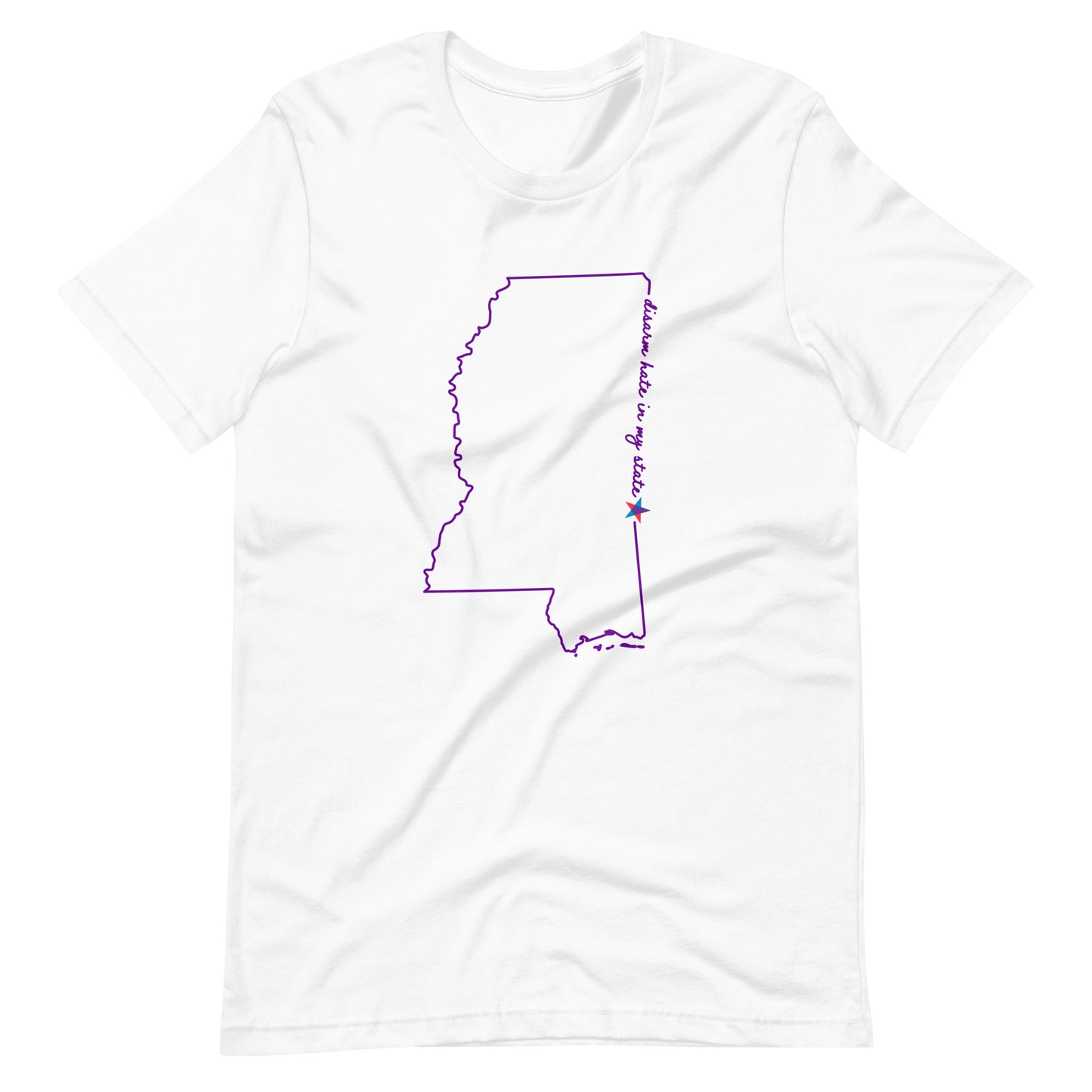Disarm Hate in My State: Mississippi Unisex Tee