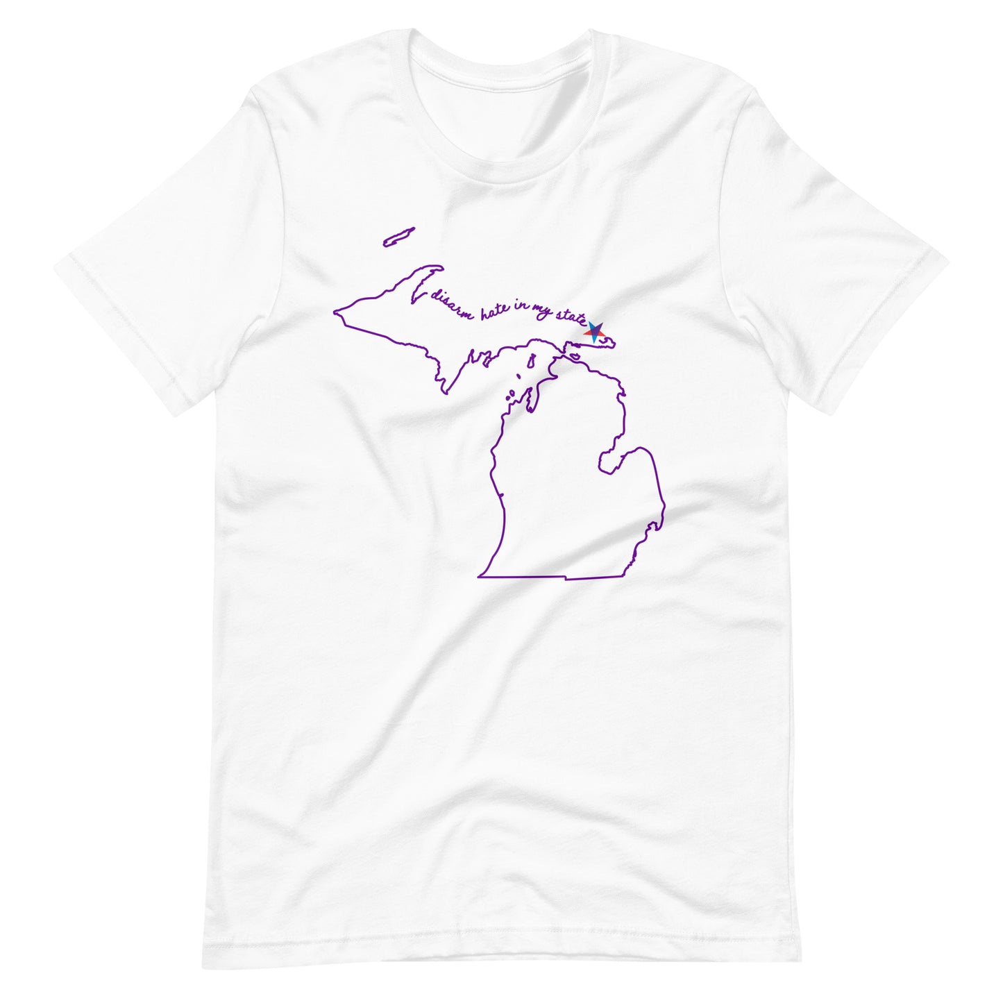 Disarm Hate in My State: Michigan Unisex Tee