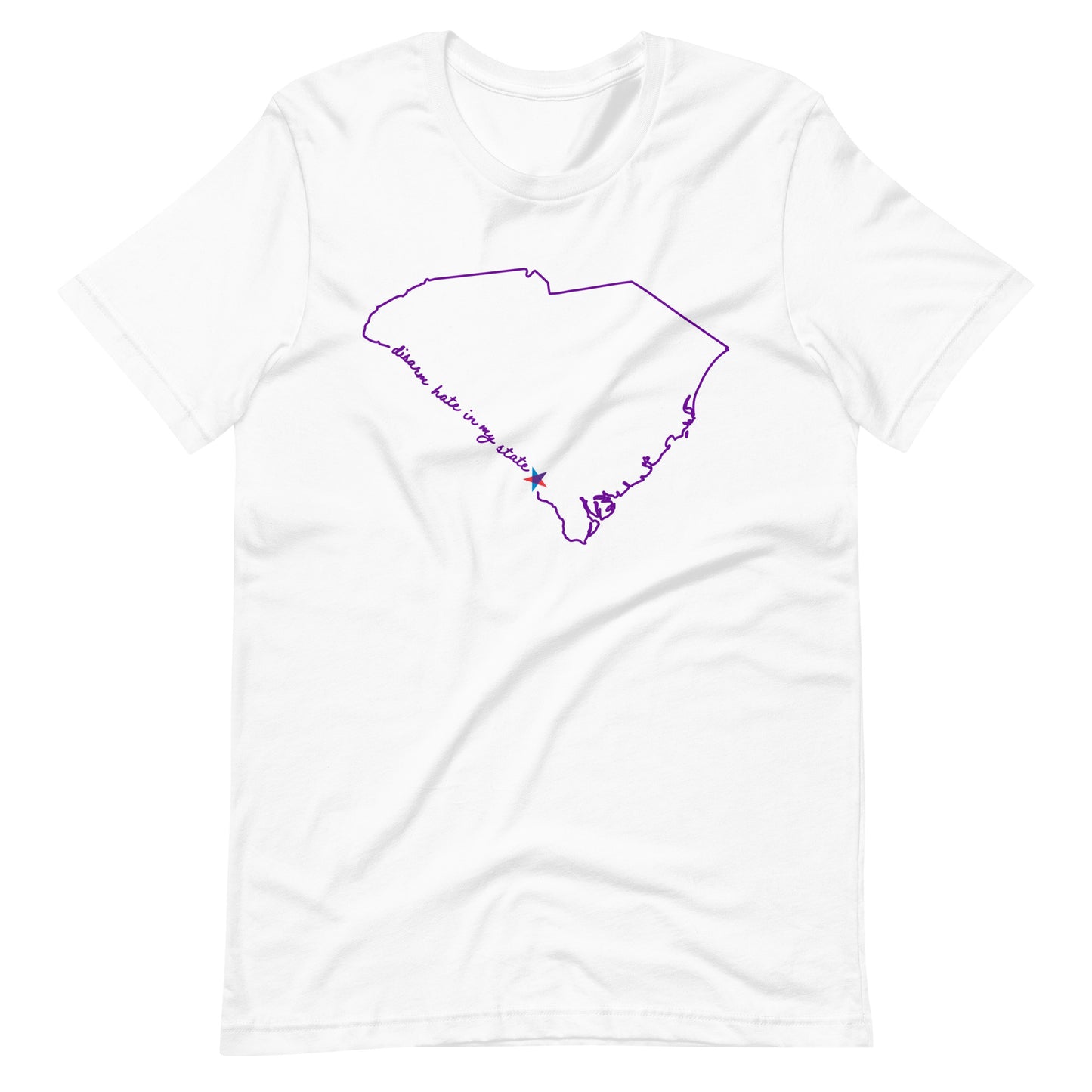 Disarm Hate in My State: South Carolina Unisex Tee
