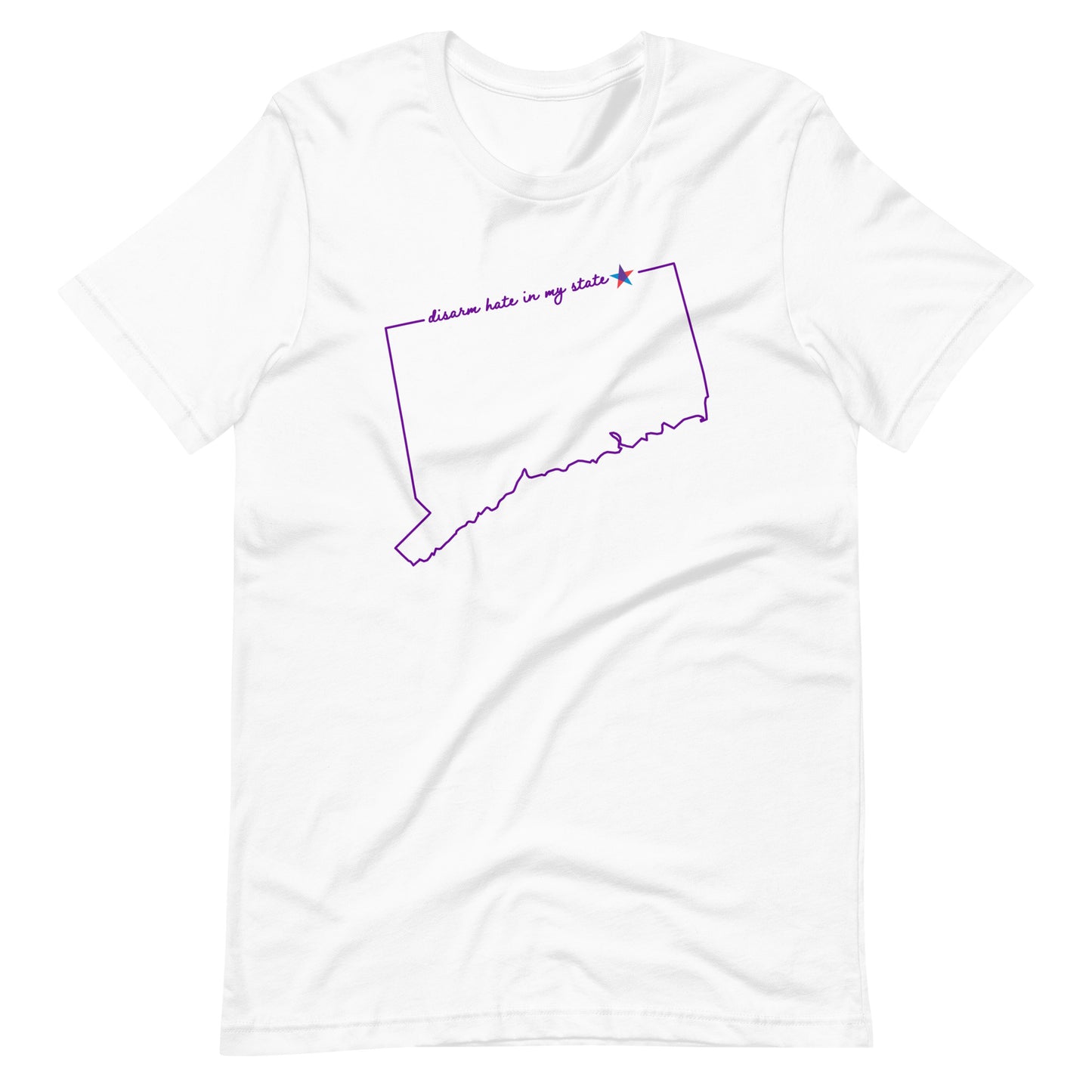 Disarm Hate in My State: Connecticut Unisex Tee