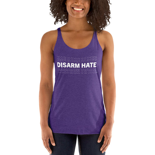 Disarm Hate Women's Racerback Tank
